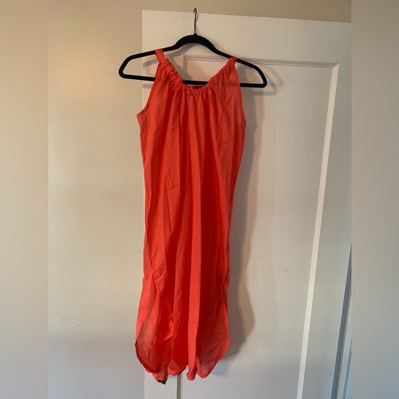 NWT J. Crew Coral Cotton Cover Up - Picture 2 of 5